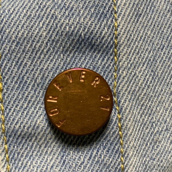 Light blue jean jacket in a size small - Picture 9 of 9